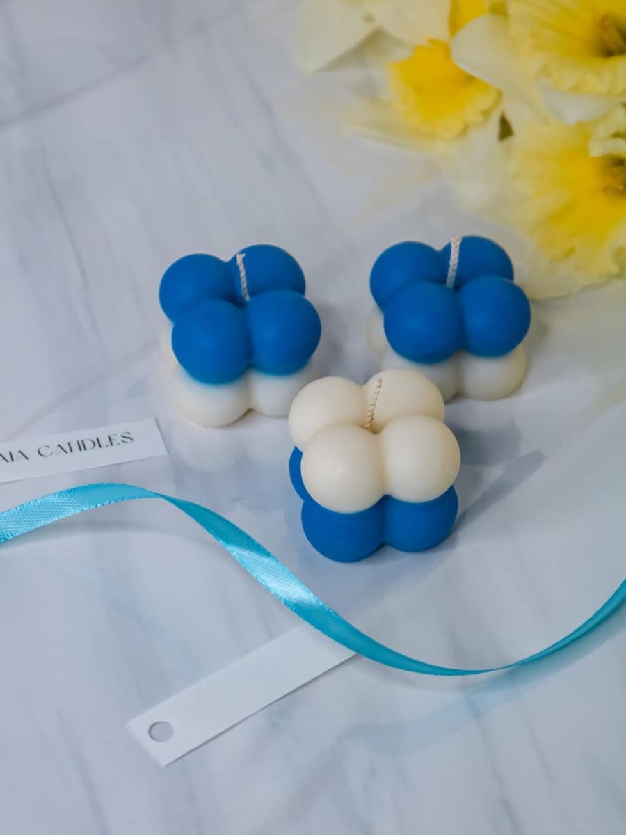 Marturii Botez lumanare Bubble  - simpla - imagine 10